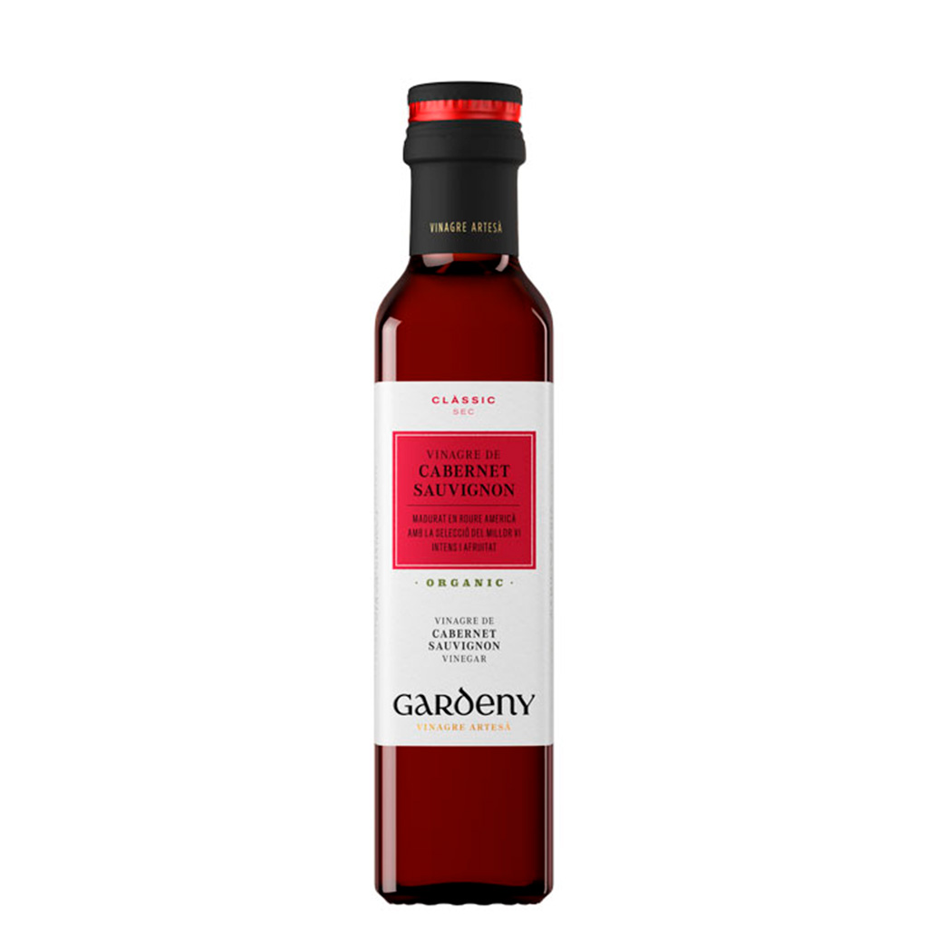 Vinagre ecològic cabernet Badia Vinagres vinagre artesà Gardeny